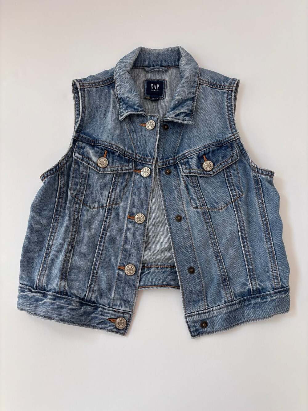 Gap Denim Kids Button-Front Jean Vest